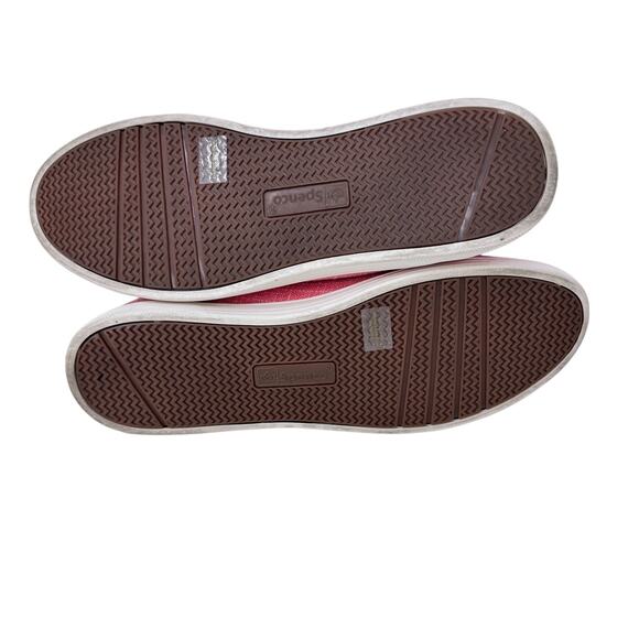 Spenco Santa Maria Slip On Sneakers Womens Size 10 Pink Canvas Low Top Round Toe - Picture 8 of 10